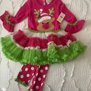 Christmas dress set 3T